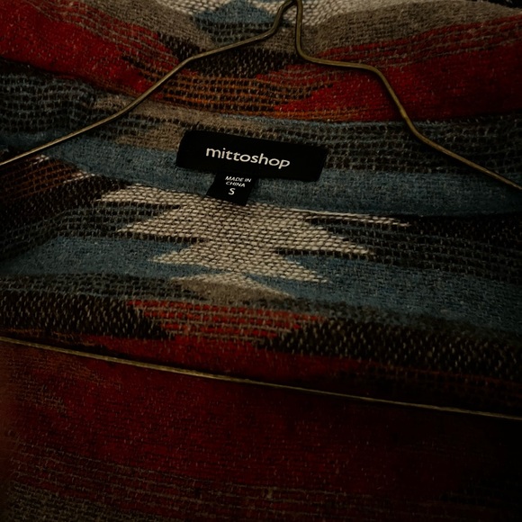 Cowgirl Aztec button up sweater, size small - Picture 2 of 3